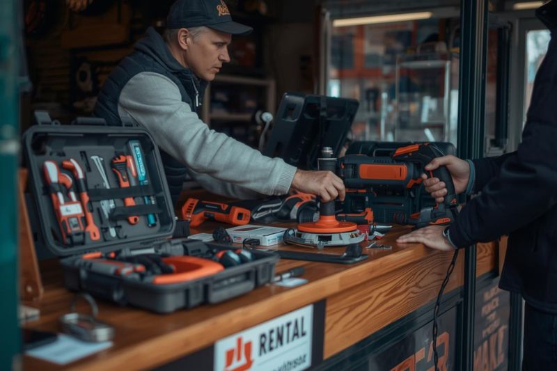 Sprawdzenie sprzętu przed pracą – wypożyczalnia elektronarzędzi w Koninie